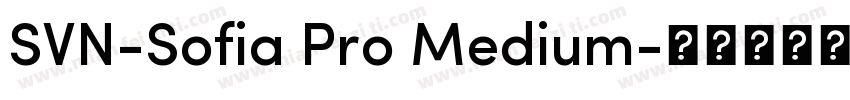 SVN-Sofia Pro Medium字体转换